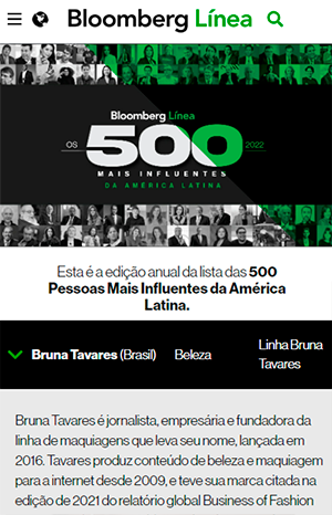 500 Pessoas Mais Influentes da América Latina.